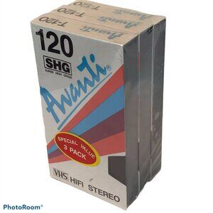 Avanti Three Pack VHS Tapes New